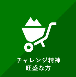 チャレンジ精神旺盛な方